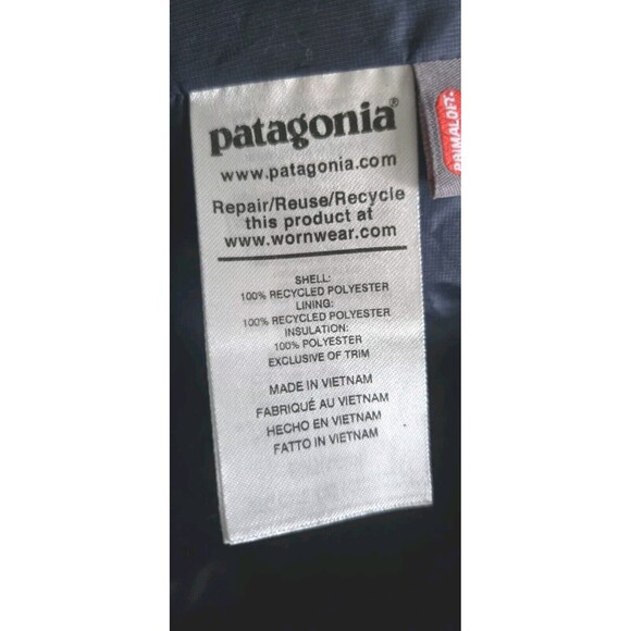 Patagonia Nano Puff Jacket Women's M Blue Insulated Hooded Lightweight - Picture 7 of 9